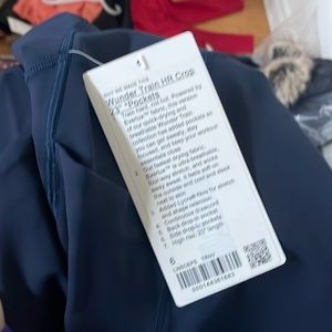 Lululemon Wunder Train Sz 6 Nwt Navy 23” Pockets